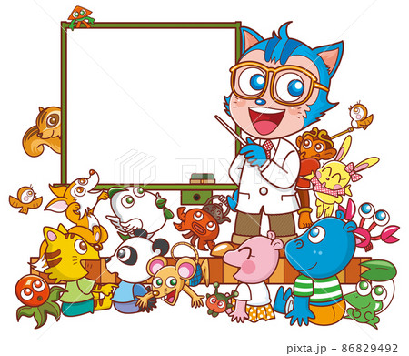 ネコ,キャラクター ,動物学校,イメージ画 86829492