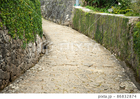 那覇市金城町の美しい石畳道 86832874
