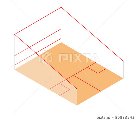 Squash court concept 86833543