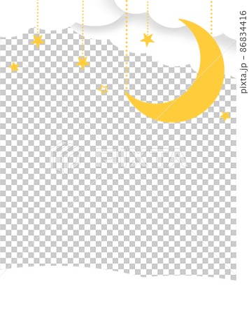 星星搖曳的夜空框架 星星搖曳的夜空框架 86834416