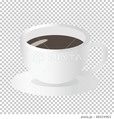 咖啡杯的插圖。中斷圖標。商業場景。 86834901