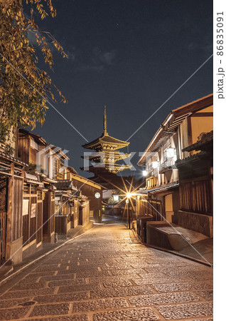 八坂の塔 夜景 八坂の塔 夜景 86835091