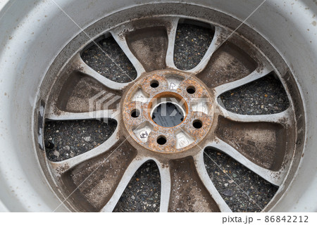 【車】ホイールの汚れ、ブレーキダスト 86842212