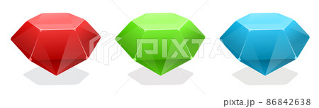 Gems. Vector illustration Gems. Vector illustration 86842638