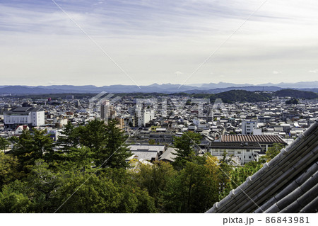 伊賀上野の町並み　上野市駅周辺　三重県伊賀市 86843981