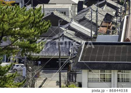 伊賀上野の町並み 白鳳門 三重県伊賀市 伊賀上野の町並み 白鳳門 三重県伊賀市 86844038
