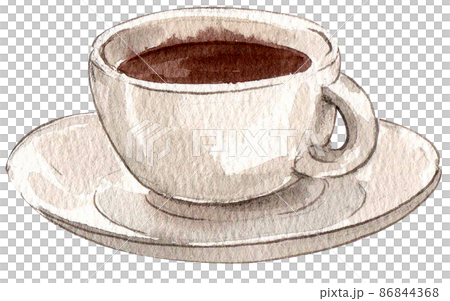 Specialty breakfast food watercolor icon set 86844368