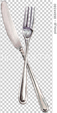 Specialty breakfast food watercolor icon set 86844380