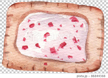 Specialty breakfast food watercolor icon set Specialty breakfast food watercolor icon set 86844388