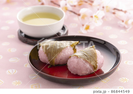桜餅とお茶 桜餅とお茶 86844549