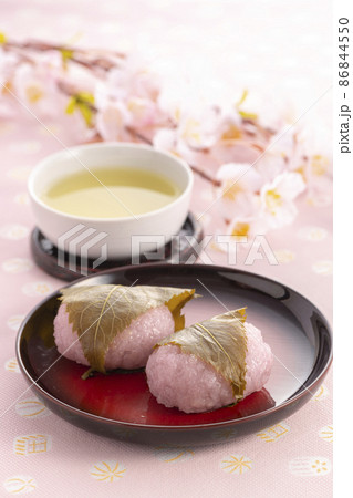 桜餅とお茶 桜餅とお茶 86844550
