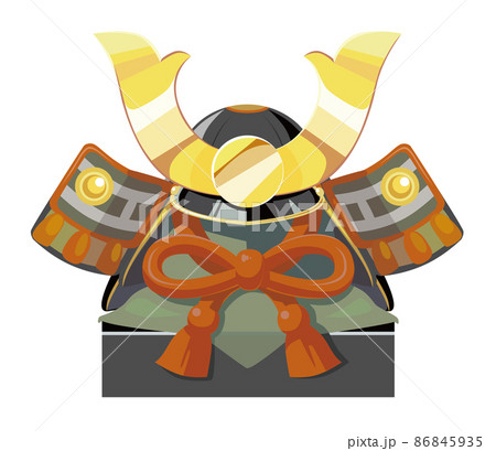 兜の飾りのイラスト 86845935
