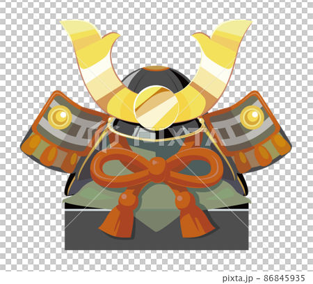 兜の飾りのイラスト 86845935