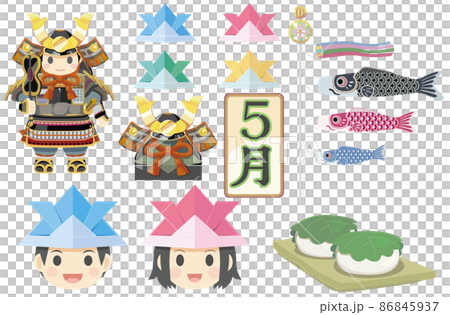 5 月圖標插圖集 5 月圖標插圖集 86845937