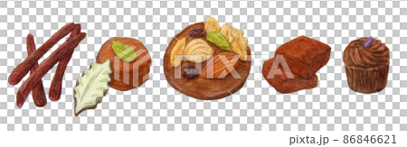 Various chocolates hand-painted 86846621