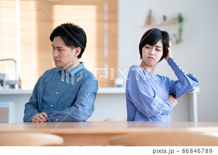 怒っているカップル 86846789