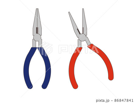 工具のイラスト ペンチのクリップアートのイラスト素材