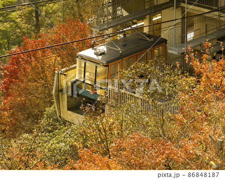 神戸・六甲山 営業休止中の表六甲線 山上駅 / Mt. Rokko, Kobe, Japan 86848187