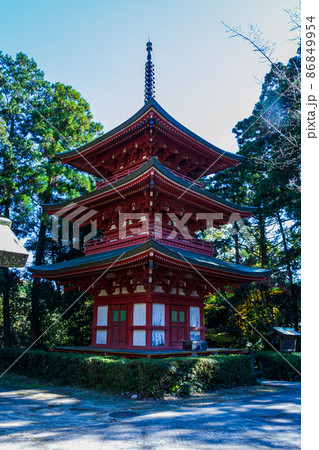 静岡県袋井市村松 油山寺 晩秋の風景 静岡県袋井市村松 油山寺 晩秋の風景 86849954
