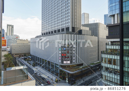 グランフロント大阪北館からの大阪都市景観 グランフロント大阪北館からの大阪都市景観 86851276