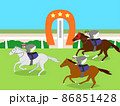 競馬のイラスト 86851428