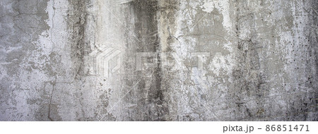 質感のあるコンクリートの壁の背景テクスチャー 86851471