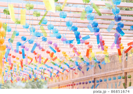 揺れる風鈴　滋賀　箱館山　夏のイベント 86851674