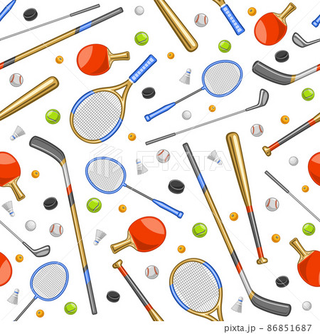Vector Sports Seamless Pattern 86851687