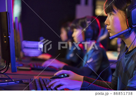 eスポーツ大会チーム戦イメージ eスポーツ大会チーム戦イメージ 86851738