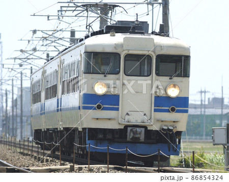 北陸本線　美川－加賀笠間　JR西日本　475系　A24編成（金沢） 86854324
