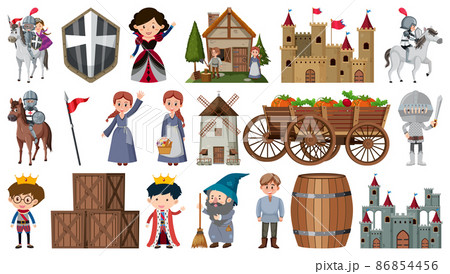 Set of fantasy cartoon characters Set of fantasy cartoon characters 86854456