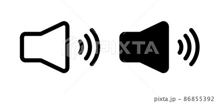 音量アイコンセット サウンドアイコン 86855392