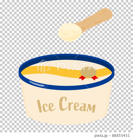 Vector illustration material of ice cream in a cup 86855431