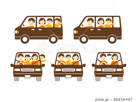 家族でドライブ 86856497