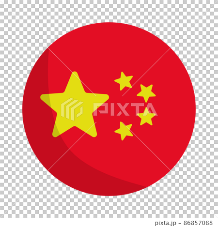 Round Chinese flag 86857088