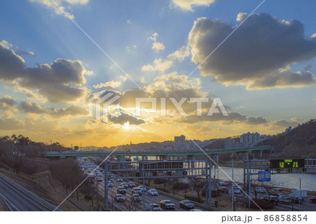 ソウル 中浪川 東部幹線道路 86858854