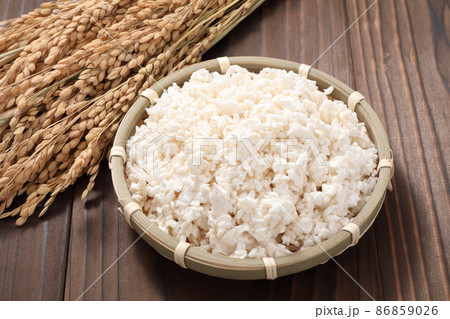 米麹と稲穂 米麹と稲穂 86859026