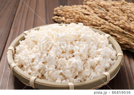 米麹と稲穂 米麹と稲穂 86859036