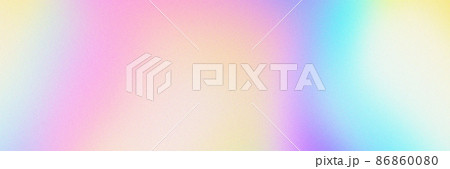 Abstract pastel holographic blurred grainy gradient banner background 86860080