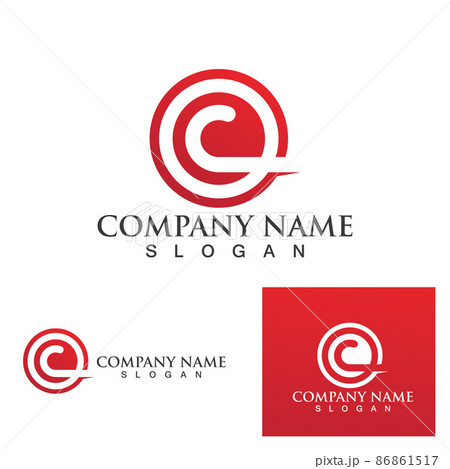 C Logo Template Design Vector, 86861517