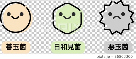 腸内環境のイラスト 86863300