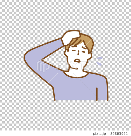 一個感到不安和沒有活力的人 86865931