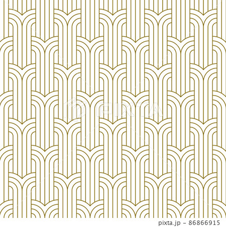 Seamless geometric ornament . Brown color thin lines . Seamless geometric ornament . Brown color thin lines . 86866915