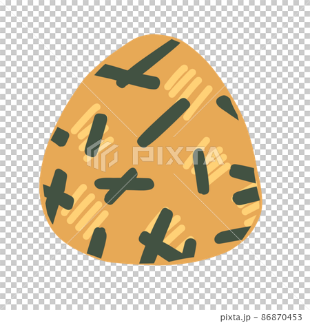 Simple illustration of rice crackers 86870453