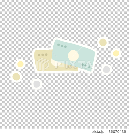 Image of money (banknotes and coins) 86870486