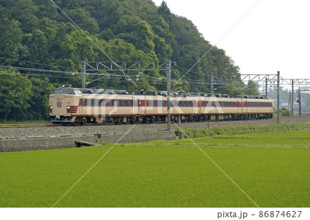 北陸本線 芦原温泉-細呂木 JR西日本 485系 K01編成(金沢) 加越 北陸本線 芦原温泉-細呂木 JR西日本 485系 K01編成(金沢) 加越 86874627