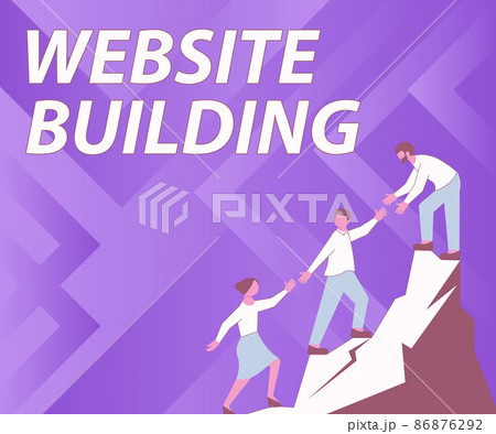 Conceptual display Website Building. Business showcase Website Building Colleagues Climbing Upwards Mountain Reaching Success Presenting Teamwork. Conceptual display Website Building. Business showcase Website Building Colleagues Climbing Upwards Mountain Reaching Success Presenting Teamwork. 86876292