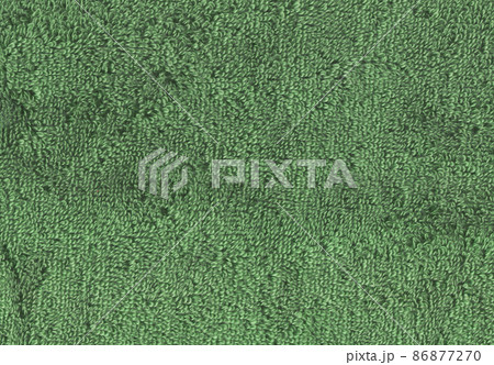 Green towel textural surface 86877270