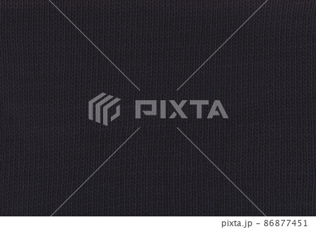 Texture of knitted black fabric 86877451