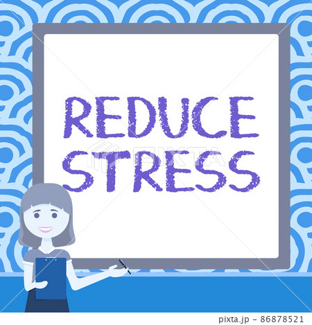 reduce stress clipart